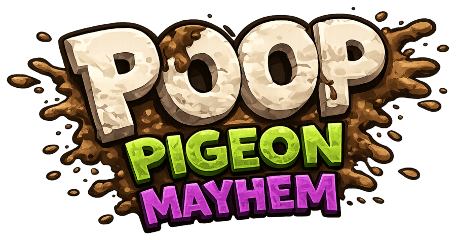 POOP: PIGEON MAYHEM — Spiel-Logo